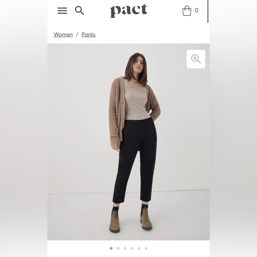 Pact Boulevard Brushed Twill Pull-On Pant - medium